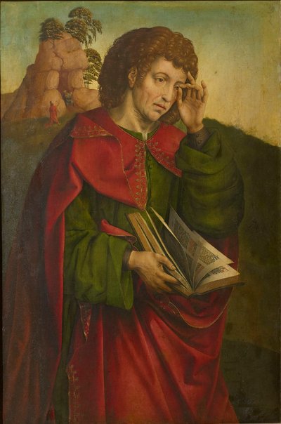 Sankt Johannes evangelisten græder, ca. 1500. af Colijn de Coter
