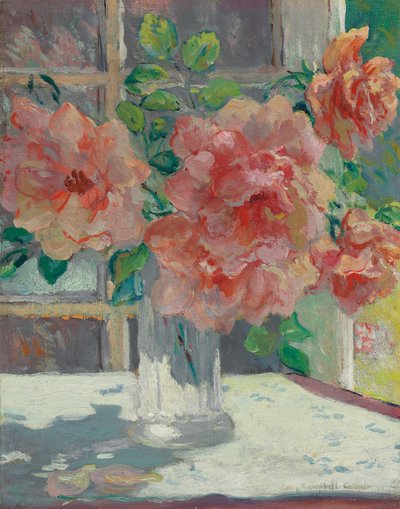 Roser (olie på lærred) af Colin Campbell Cooper