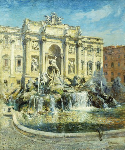 Trevi-fontænen, Rom af Colin Campbell Cooper