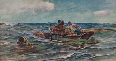 Hummerfangerne, 1886, 1935 af Colin Hunter