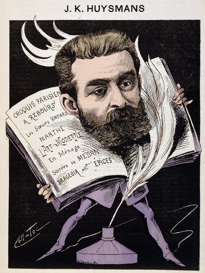 Tegnefilm af Joris Karl (Joris-Karl) Huysmans (1848-1907) - i "Nutidens mænd". af Coll Toc