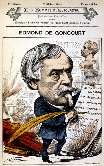 Edmond de Goncourt - af Coll-Toc (Coll Toc), i "" Les Hommes d