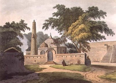 The Burial Place of a Peerzada, Another, tallerken 6 fra 
