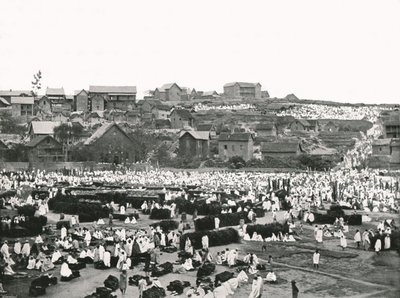 Markedspladsen, Antananarivo, Madagaskar, 1895. af Colonel Stewart