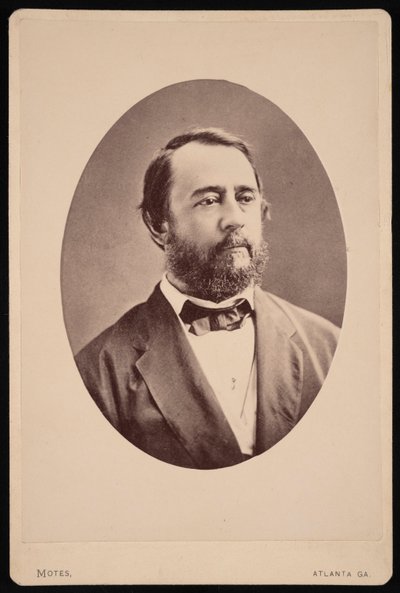 Portræt af Lucius Jeremiah Gartrell 1821-1891, før 1881. af Columbus Washington Motes