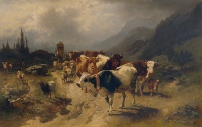 Viehabtrieb af Conrad Bühlmayer