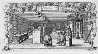August von Brunswick-Lüneburg i hans bibliotek, 1650 af Conrad Buno