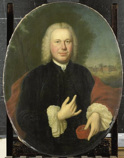 Diederik van Bleyswijk (1711-63), baron af Eethen og Meeuwen, Lord of Babiloniënbroek, borgmester i Gorkum af Conrad Kuster