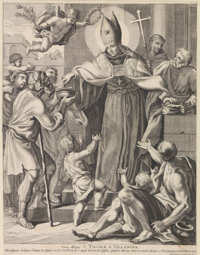 H. Thomas van Villanueva Vera billeder S. Thomae A Villanova (titel på objekt) af Conrad Lauwers