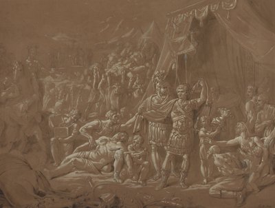 En scene fra Trajans liv af Conrad Metz