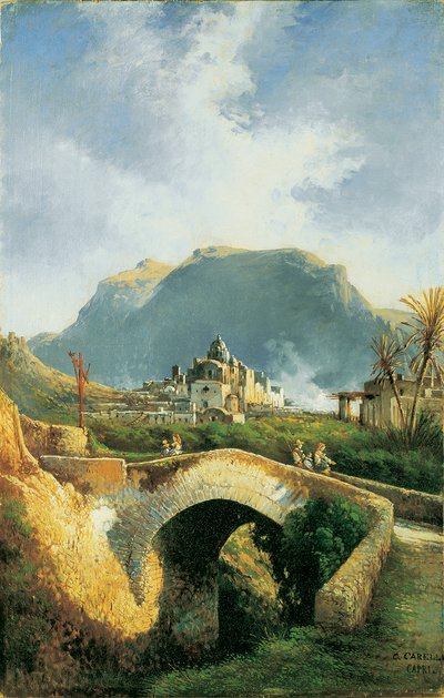 Capri, Tiberiusbroen af Consalvo Carelli