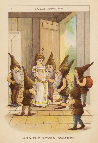 Lille sneklokke (farvelitografi) af Constance Haslewood