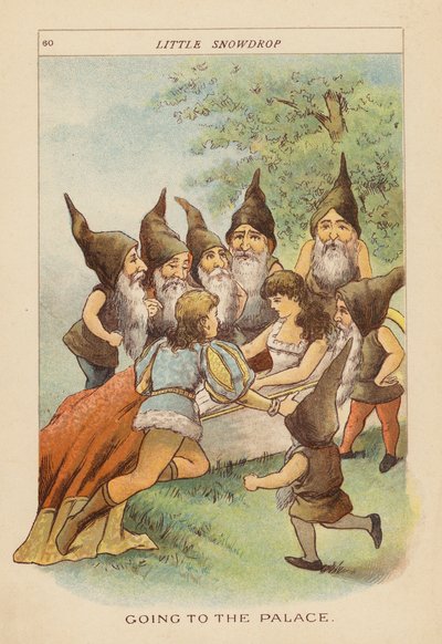 Lille sneklokke (farvelitografi) af Constance Haslewood