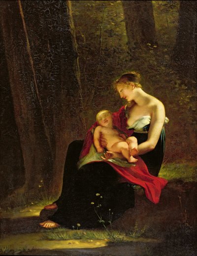 Den glade mor af Constance Marie Mayer-Lamartiniere