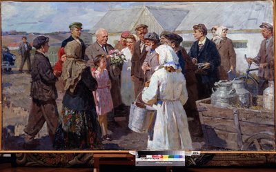 Besøg af premier N. Khrusjtjov til Stavropol Krai, slutningen af 1950