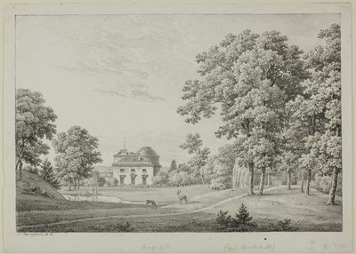 Château de Bagatelle i Bois de Boulogne af Constant Bourgeois