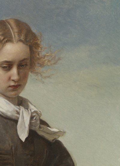 Kærlighedens melankoli, 1866 af Constant Mayer