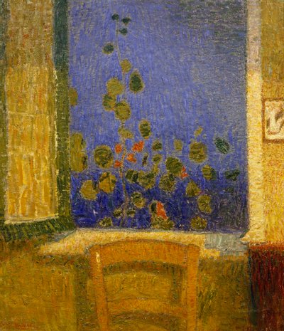 Mit vindue i skumringen af Constant Permeke