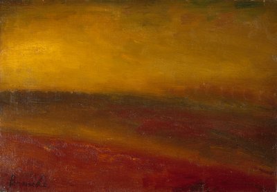 Sunset Landscape (olie på lærred) af Constant Permeke