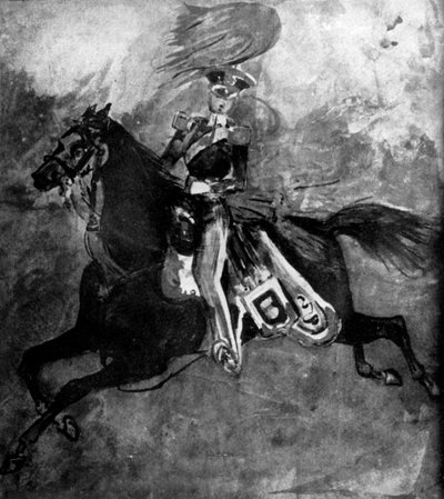 En engelsk officer, 1800-tallet, 1930. af Constantin Guys