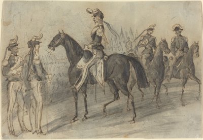 Militær parade af Constantin Guys