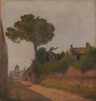 En Gade i Rom. Jordgyde af Constantin Hansen