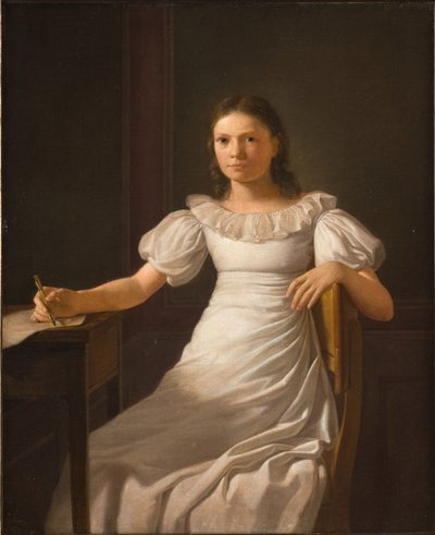 Kunstnerens søster Alvilde af Constantin Hansen
