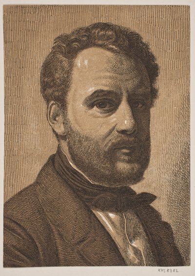 Portræt af Wilhelm Marstrand af Constantin Hansen