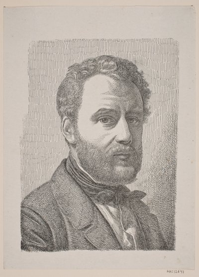 Portræt af Wilhelm Marstrand af Constantin Hansen