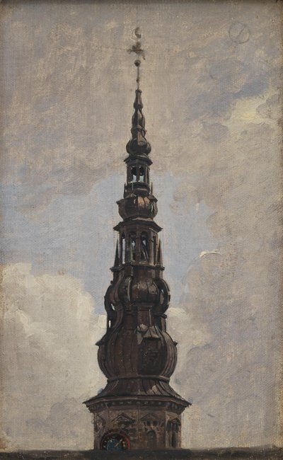 Kronborg Slots store spir. Undersøgelse af Constantin Hansen