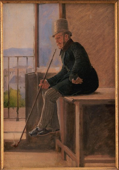 Maleren Jørgen Sonne af Constantin Hansen