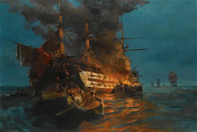 græsk uafhængighedskrig (eller græsk revolution af Constantin Volanakis