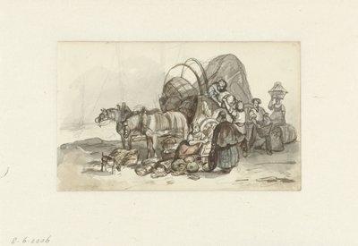 Aflæsning af en bil af Constantinus Cornelis Huysmans
