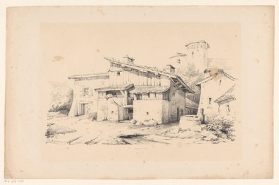 Huse og Tårn The Landscape (serietitel) af Constantinus Cornelis Huysmans