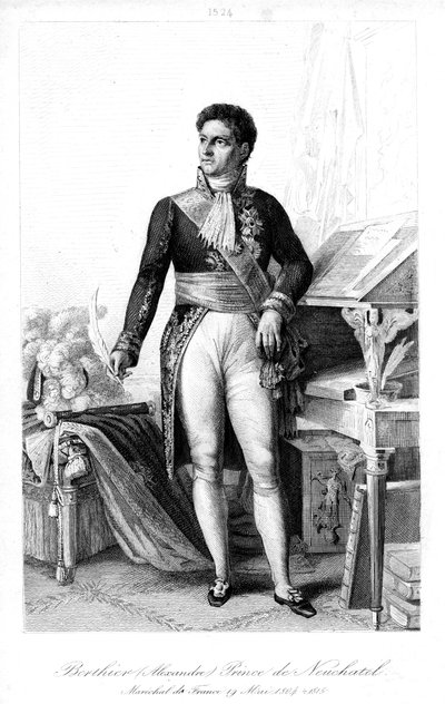 Louis Alexandre Berthier 1753-1815, marskal af Frankrig, 1839. af Contenau