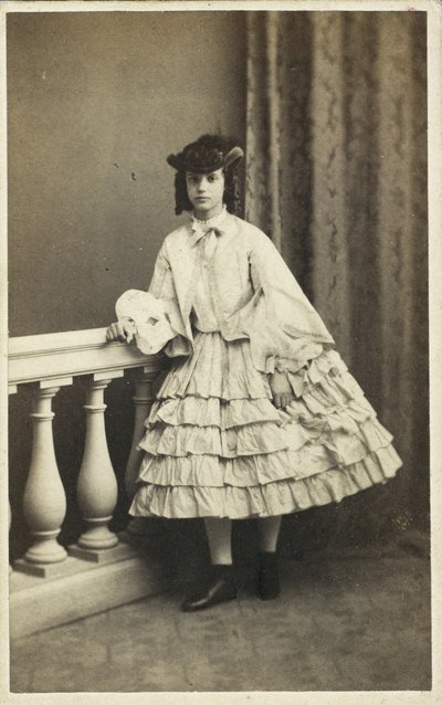 Portræt af Prinsesse Dagmar af Danmark 1847-1928, 1860. af Copenhagen Photo studio E. Lange