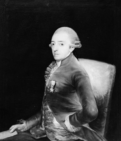 Don Bernardo de Iriarte 1735-1814. af Copy after Goya