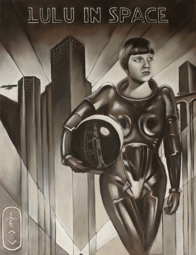 Art Deco-byens astronaut af Corné Akkers