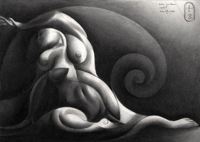 Figuren »Den gyldne spiral« af Corné Akkers