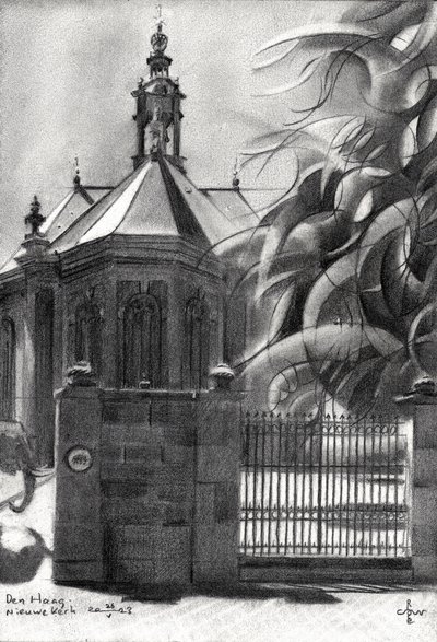 Den historiske bykirke af Corné Akkers