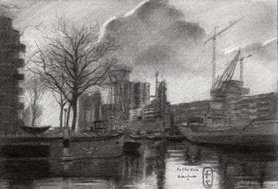 Rotterdam Winter Port-skitse af Corné Akkers
