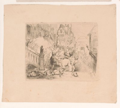 Frans Hercules van Anjou udvist fra Antwerpen af Corneille Seghers
