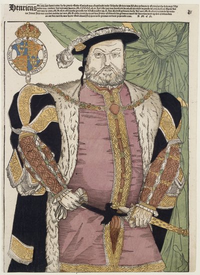 Portræt af Henrik VIII af England af Cornelis Anthonisz. (manner of)