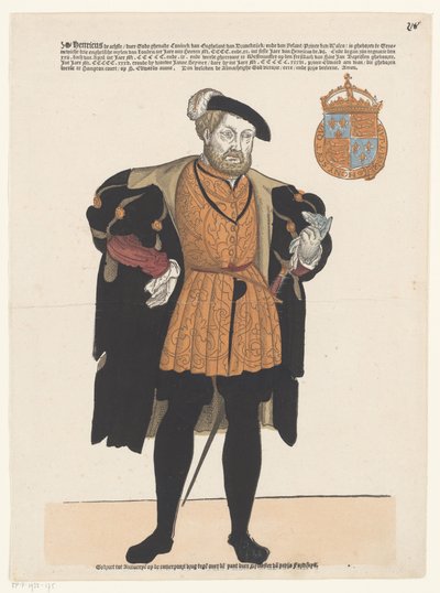 Portræt af Henrik VIII af England af Cornelis Anthonisz. (manner of)
