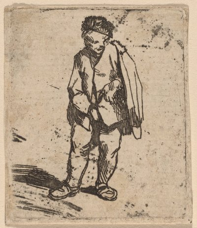 Mand i en kort kappe af Cornelis Pietersz Bega