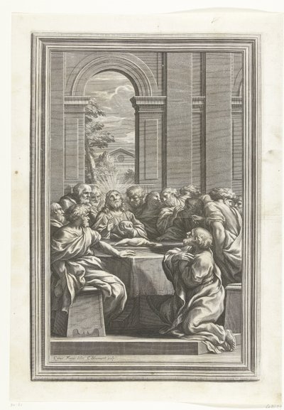 Sidste aftensmad af Cornelis Bloemaert (II)