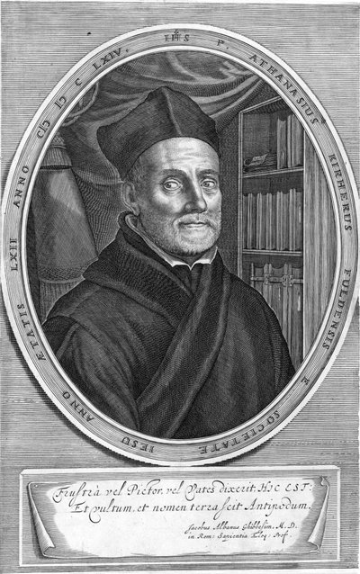 Afbildet person: Athanasius Kircher af Cornelis Bloemaert