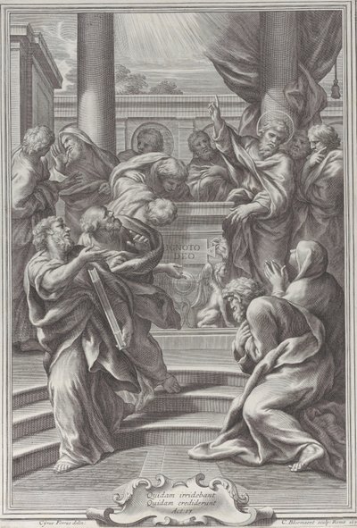 Sankt Paulus prædiker i Athen, 1679. af Cornelis Bloemaert