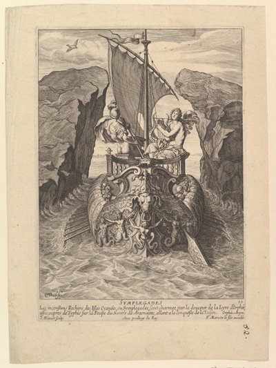 Symplegades, 1600-tallet. af Cornelis Bloemaert
