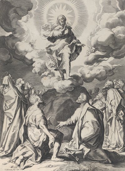 Himmelfart, ca. 1593. af Cornelis Bloemaert